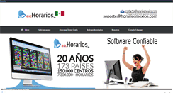 Desktop Screenshot of horariosmexico.com